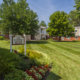 Exterior landscaped grounds at Mill Grove Audubon, PA apartments