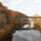 Bridge over water at Perkiomen trail