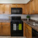 Kitchen at Mill Grove Apartments